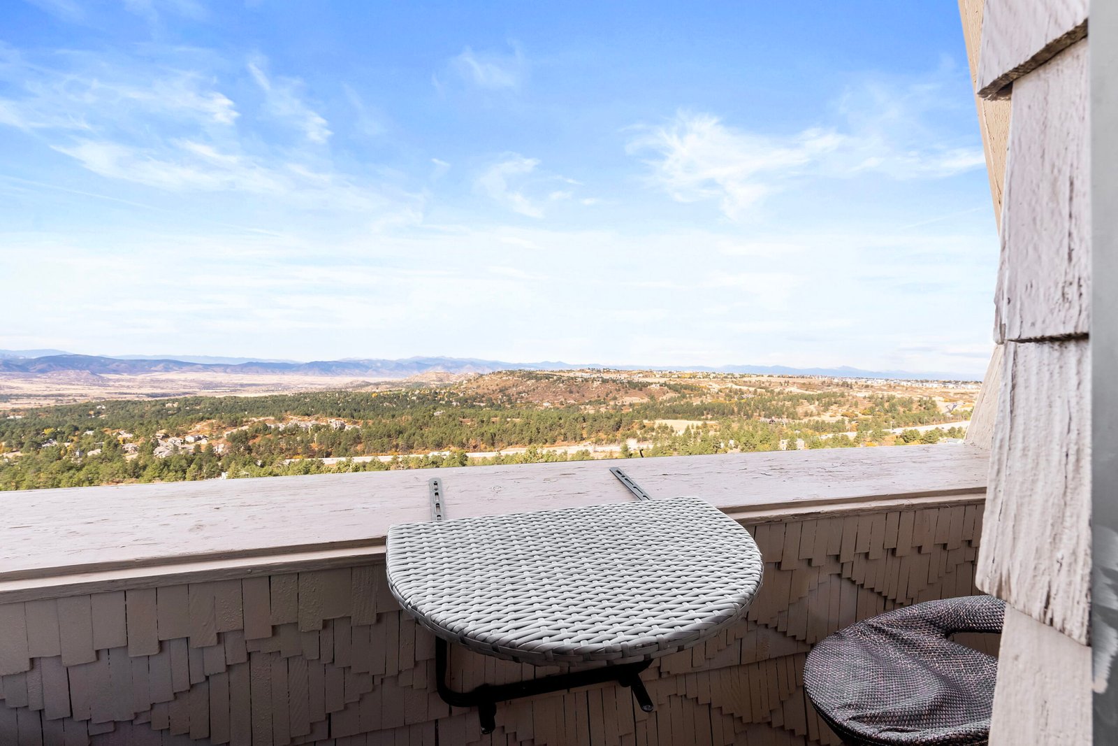   Outdoor deck perfect for mountain sunsets and gatherings  