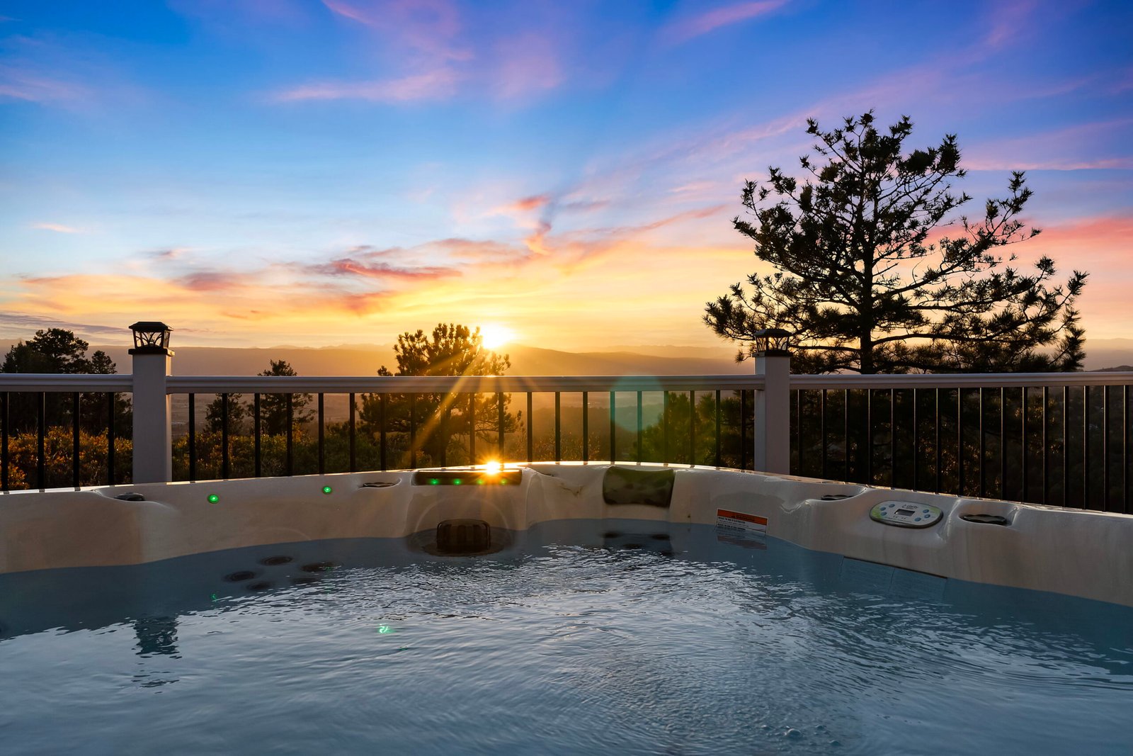  Luxury interior of Colorado mountain dome rental 
